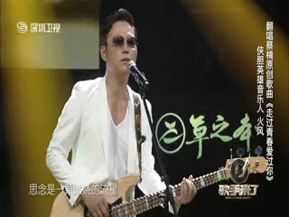 深圳卫视《歌手来了》第一季第7期火风《走过青春爱过你》