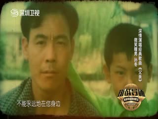 深圳卫视《歌手来了》第一季第9期孙冬《父亲》